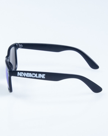 OKULARY NEW BAD LINE CLASSIC BLACK MAT ONLY BLUE MIRROR 828