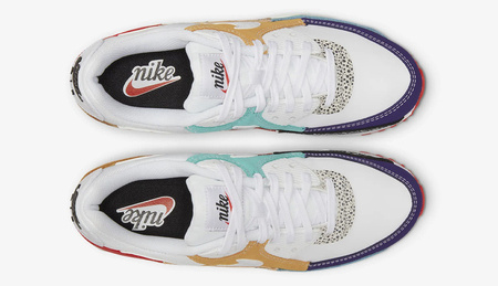Buty Nike Air Max 90 SE (DH5075-100) White/Light Curry/Habanero Red