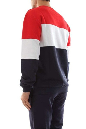 Bluza Fila STRAIGHT  BLOCKED BLACK IRIS/TRUE RED/BRIGHT WHITE (681255-G06)