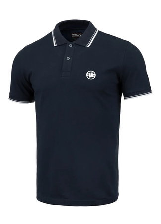 Koszulka Pit Bull Polo Pique Stripes Regular  Navy