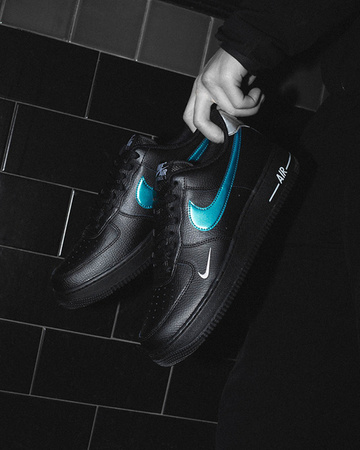 Buty Nike Air Force 1 ' 07(FD0654-001) Black / Wolf Grey – Metallic Silver
