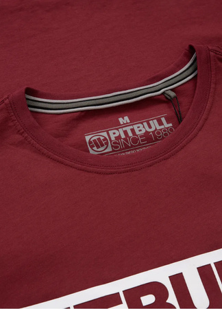 Koszulka Pit Bull HILLTOP Dark Burgundy