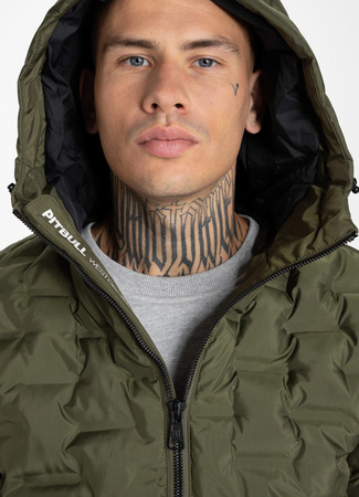 Kurtka zimowa Pit Bull Carver Quilted Hooded Olive
