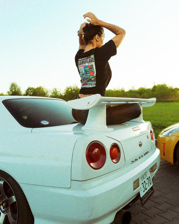 Koszulka KAMUFLAGE SUPRA 2JZ BLACK