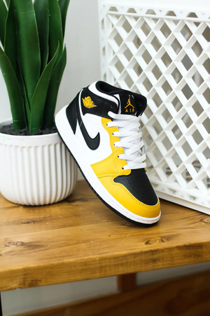 Buty Air Jordan 1 Mid (DQ8426-701) Yellow Ochre/White/Yellow Ochre/Black