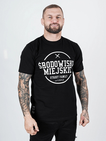 Koszulka Środowisko Miejskie "THEME" Black/White