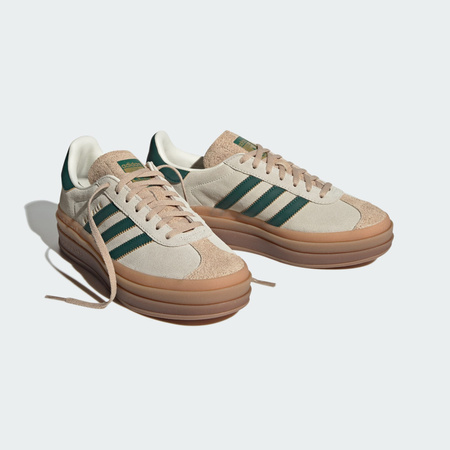 Buty Adidas Gazelle Bold (ID7056) Cream White / Collegiate Green / Magic Beige