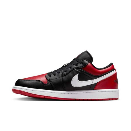 Buty Air Jordan 1 Low (553558-066) Black/Gym Red-White