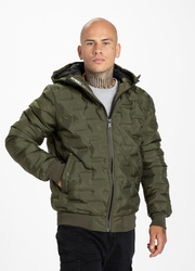 Kurtka zimowa Pit Bull Carver Quilted Hooded Olive