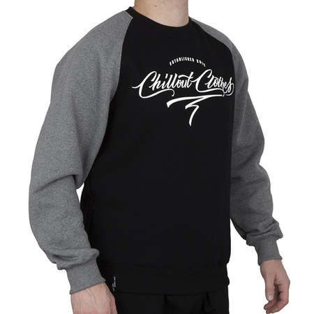 Bluza Chillout Clothes Caligraphy black/grey