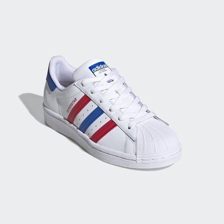 BUTY ADIDAS SUPERSTAR (FW5851) CLOUD WHITE / BLUE / SCARLET