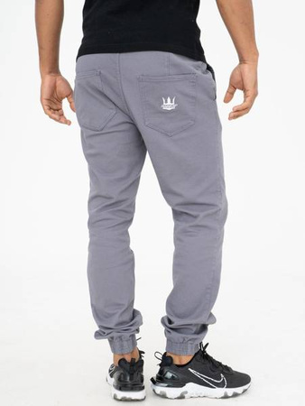 Spodnie Jigga Wear Jogger Crown Grey/White