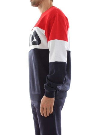 Bluza Fila STRAIGHT  BLOCKED BLACK IRIS/TRUE RED/BRIGHT WHITE (681255-G06)