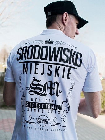 Koszulka Środowisko Miejskie "THEME" White/Black