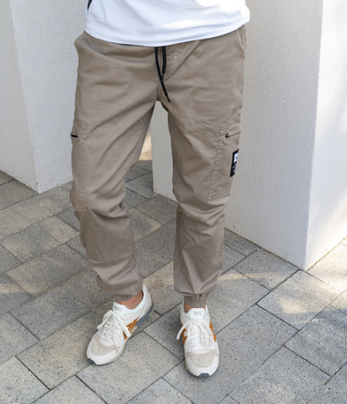 Spodnie Elade JOGGER CARGO Beige