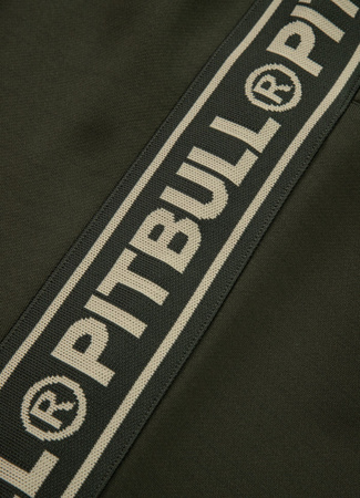 Spodnie Dresowe Pit Bull OLDSCHOOL TAPE Logo Old Green