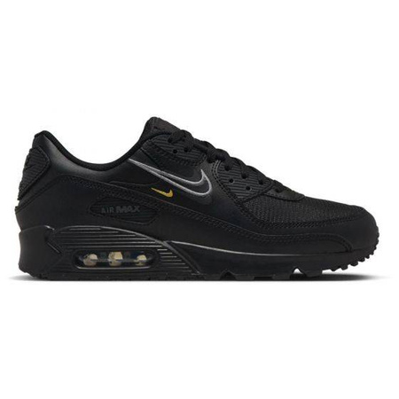 Buty Nike Air Max 90 "Multi Swoosh" (DX2651-001) Black/Smoke Grey- DK Smoke Grey 