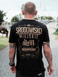 Koszulka Środowisko Miejskie ""THEME" Black/Gold