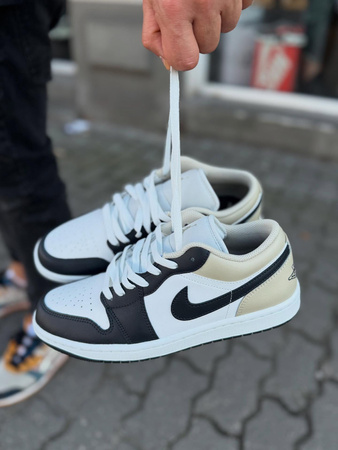 Buty Air Jordan 1 Low SE (553558-153) Summit White/Off Noir-Rattan