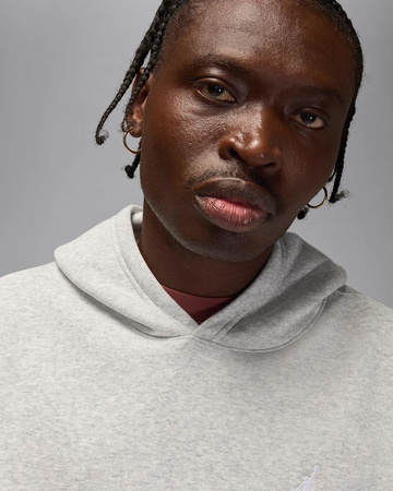 Bluza JORDAN BROOKLYN FLEECE (FV7281-050)  Grey Heather/Biel