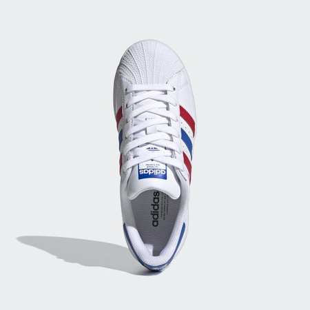 BUTY ADIDAS SUPERSTAR (FW5851) CLOUD WHITE / BLUE / SCARLET