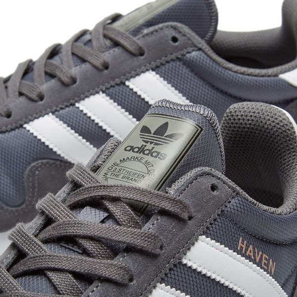 Buty Adidas Haven BY9715 Grey Five/White Obuwie Męskie Street