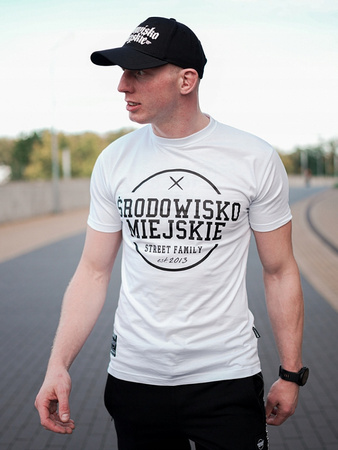 Koszulka Środowisko Miejskie "THEME" White/Black