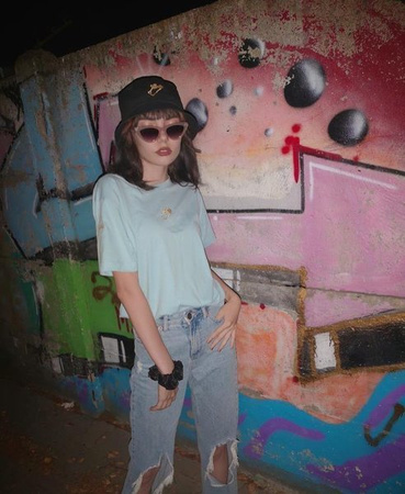 Bucket Hat Street Colors Mini Logo Black