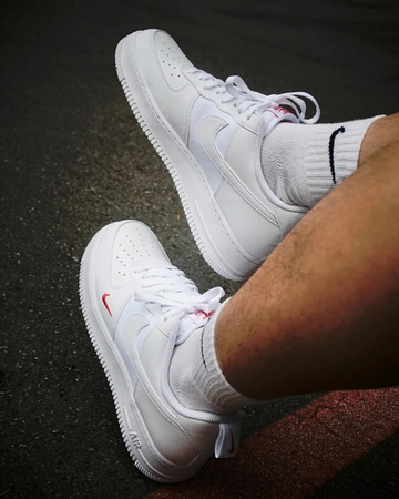 Buty Nike Air Force 1 '07 (FZ7187-100) White/White-University Red