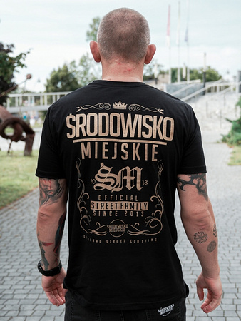 Koszulka Środowisko Miejskie ""THEME" Black/Gold