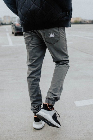 Spodnie Jigga Wear Jogger Washed Grey