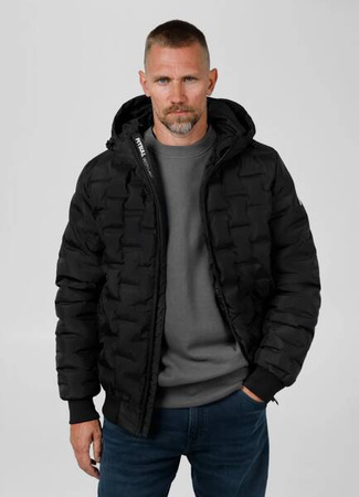 Kurtka zimowa Pit Bull Carver Quilted Hooded Black