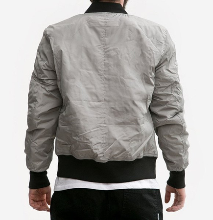 Kurtka Urban Classic 2-Tone Bomber Jacket Silver Black TB1446