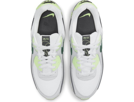 Buty Nike Air Max 90 (DJ6897-100) BWHITE/AQUAMARINE-LIME GLOW-OFF NOIR
