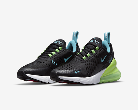 Buty Nike Air Max 270 (DM3111-001) BLACK AQUAMARINE/GREEN STRIKE
