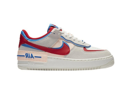 Buty Nike Air Force 1 Shadow (CU8591-100) SAIL/UNIVERSITY RED-PHOTO BLUE