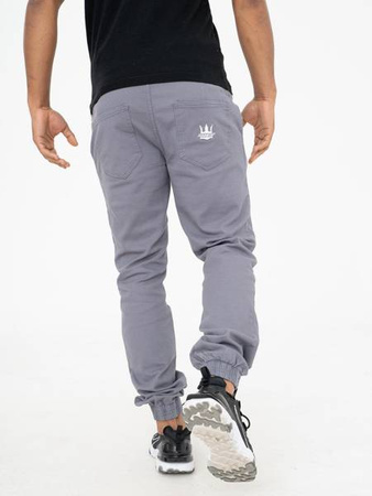 Spodnie Jigga Wear Jogger Crown Grey/White