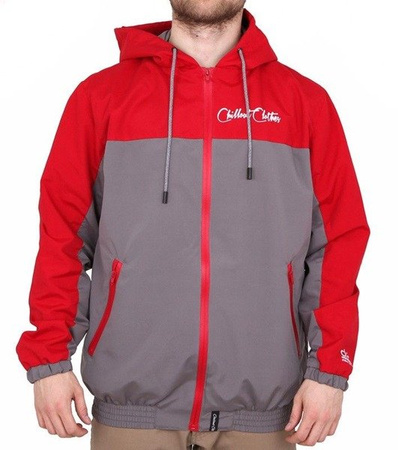 Kurtka Chillout Clothes Calligraphy Red Gry