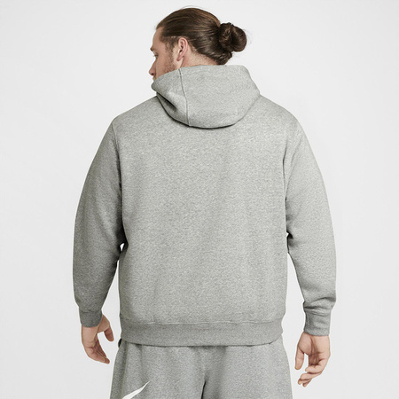 Bluza Nike Hoody Sportswear Club Fleece (FN3859-063) DK GREY HEATHER/WHITE