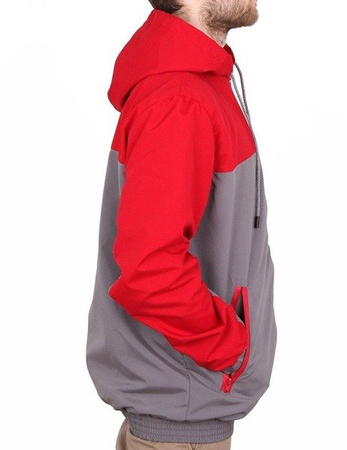 Kurtka Chillout Clothes Calligraphy Red Gry