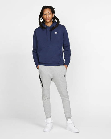 Bluza Nike Hoody Sportswear Club Fleece (BV2654-410) MIDNIGHT NAVY/MIDNIGHT NAVY/WHITE