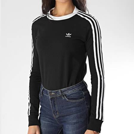 Koszulka Adidas 3-stripes LS (FM3301) Black White