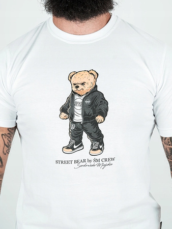 Koszulka Środowisko Miejskie "Street Bear" - White