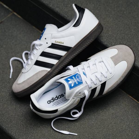 Buty Adidas Samba OG (B75806) Cloud White / Core Black / Clear Granite