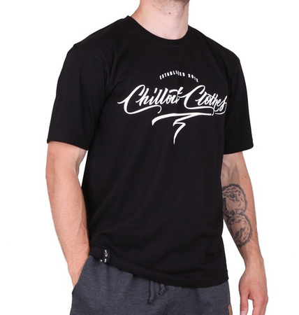 Koszulka Chillout Clothes Calligraphy Black 