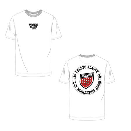 Koszulka PROSTO Staples White