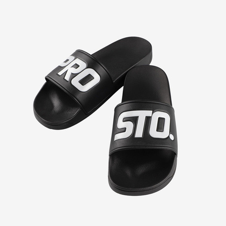Klapki PROSTO  Slippers Homies Black