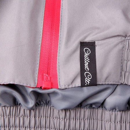 Kurtka Chillout Clothes Calligraphy Red Gry