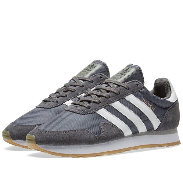 Buty Adidas Haven BY9715 Grey Five/White Obuwie Męskie Street