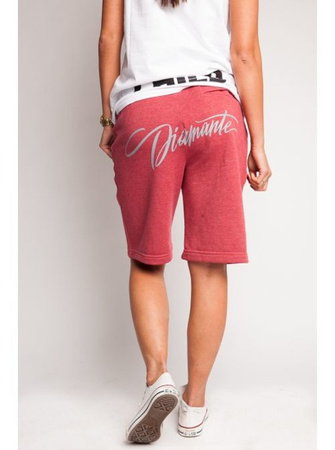 Szorty Diamante Wear Classic Tag malinowe